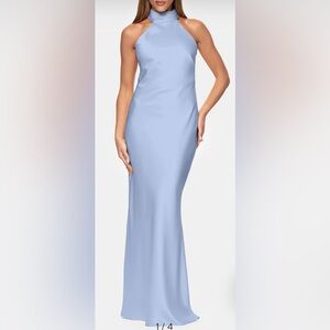 Xscape Light Blue Formal Dress